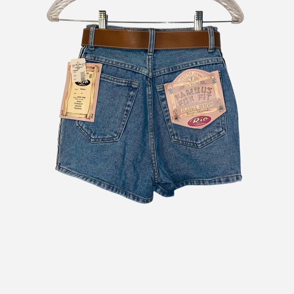 Vintage Rio High Waist Jean Shorts sz 3 NWT - Picture 2 of 8
